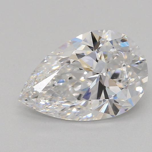 Lab-odlad diamant 1,04 ct, päron, E, VVS2