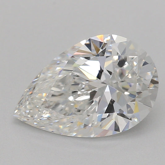 Lab-odlad diamant 1,06 ct, Päron, E, VVS2