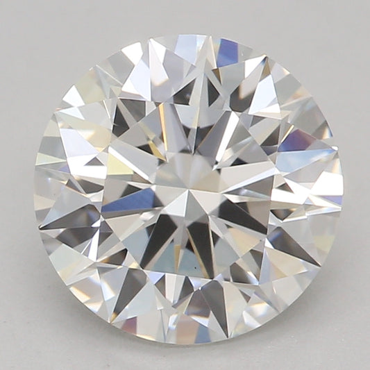 Labbod diamant 1,58 ct, rund, F, VVS2