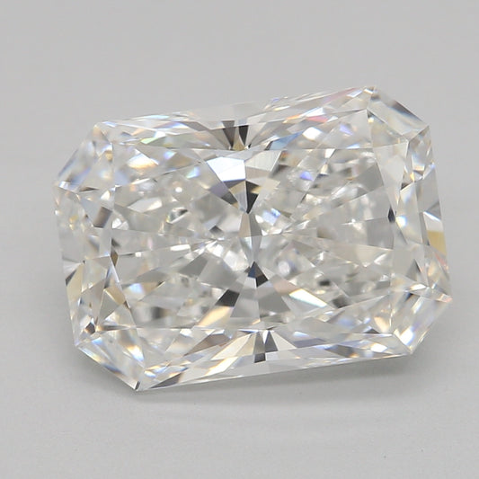 Labbod diamant 2,55 ct, Radiant, E, VVS2