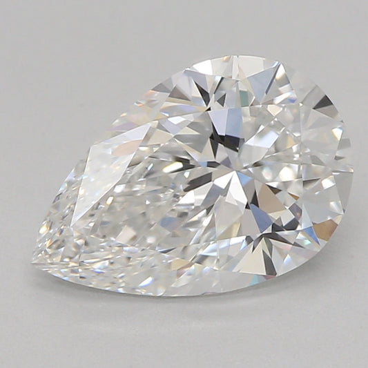 Lab-odlad diamant 1,04 ct, päron, E, VVS2