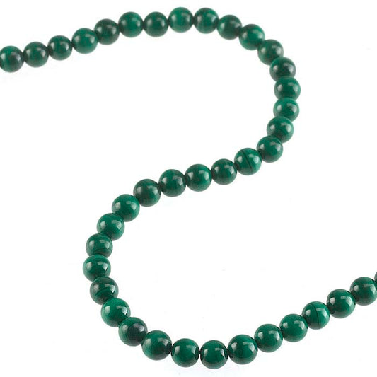 Malachite Round Bead Strand
