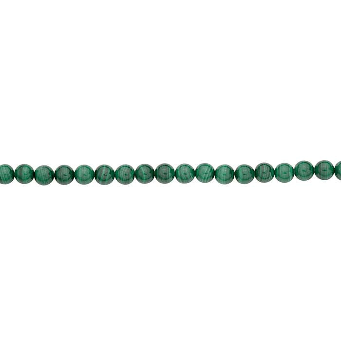 Malachite Round Bead Strand