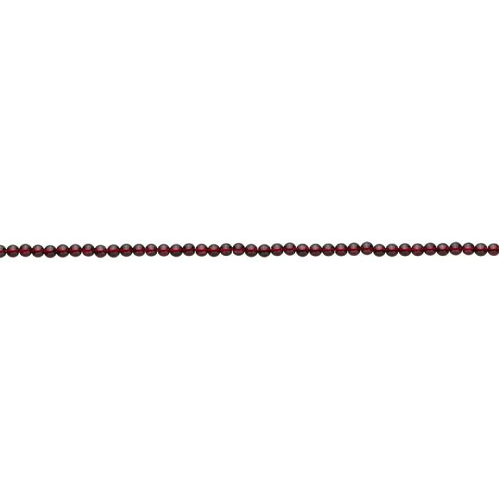 Filo di Perline Rotonde in Granato 4mm