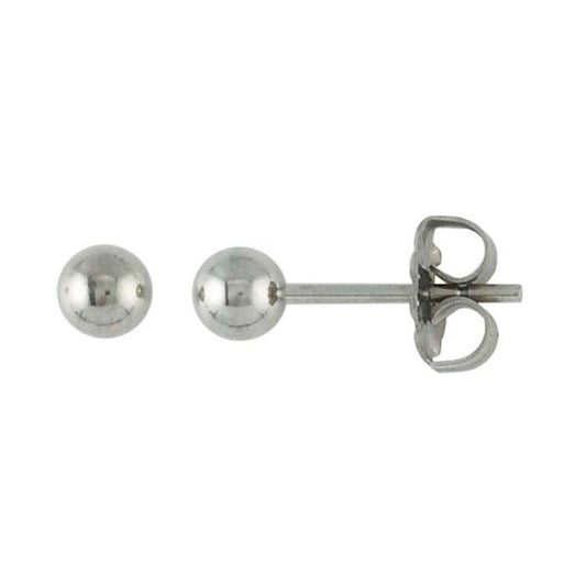 Ohrstecker aus Titan mit Kugeln