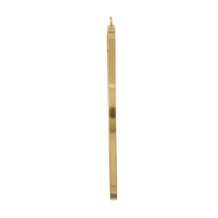 14/20 Yellow Gold-Filled Flat-Wire Round Component
