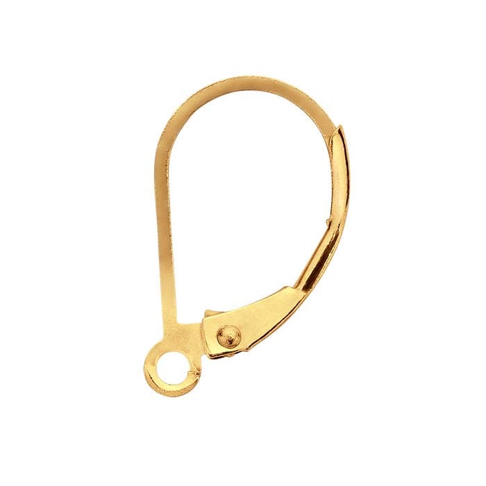 Lever-Back Ear Wire with Open Ring