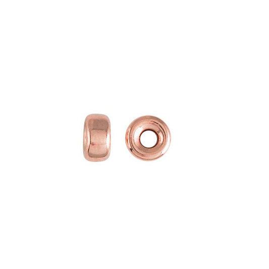 14/20 Roségoldgefüllte 4-mm-Rundperle