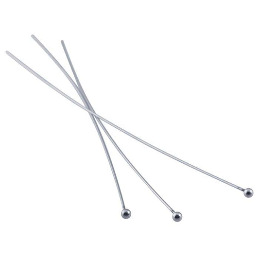 Stainless Steel Ball Head Pin, 0.51mm, 1/2-Hard
