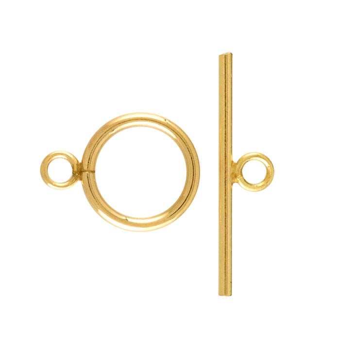 Gold-Filled Flat-End Toggle Clasp