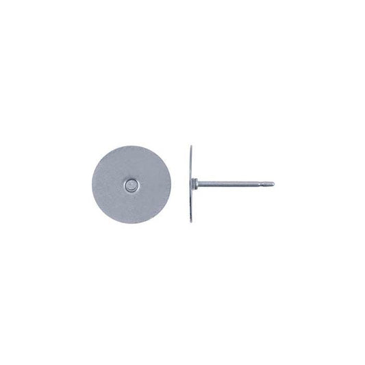 Titanium Ear Post with 9.7mm Pad