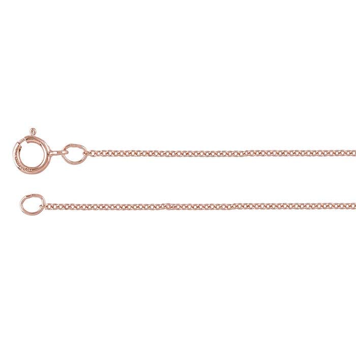 14/20 Rose Gold-Filled Oval Cable Chain