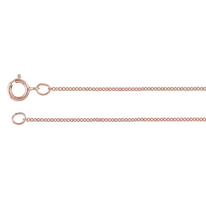 14/20 Rose Gold-Filled Oval Cable Chain