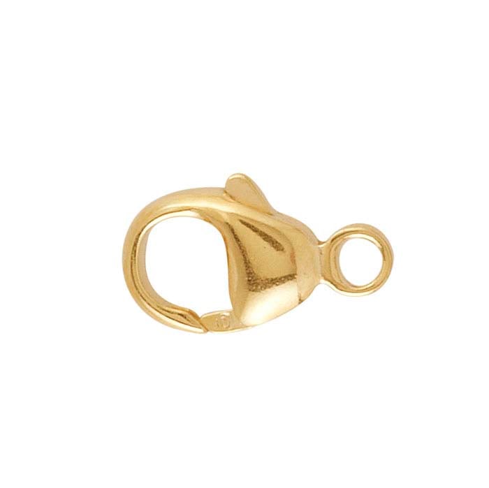 Teardrop Lobster Clasp with Closed Ring