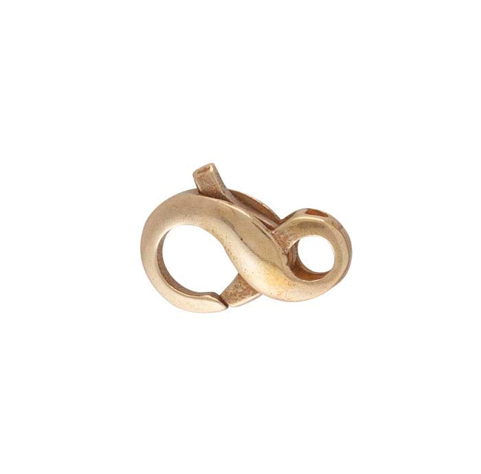 Bronze 11.5 x 8.2mm Figure-Eight Lobster Clasp