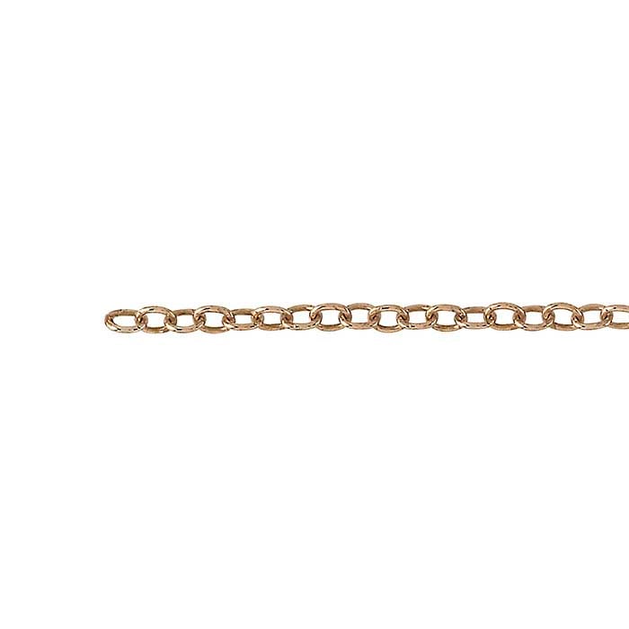 Bronze Oval Cable Chain, 6.1 m. Spool
