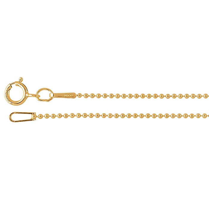 14/20 Yellow Gold-Filled Bead Chain