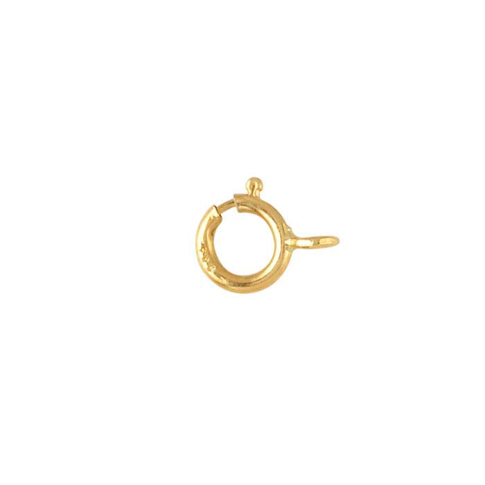 Gold Spring Ring Clasp