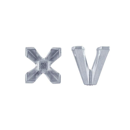 14K White Gold 5.5mm Princess V-Prong 4-Prong Setting