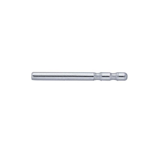 14K Vitt Guld 0,84 mm x 9,52 mm Dubbelhackad Kulformad Friktionsöronstift