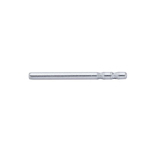 14K Vitt Guld 0,84 mm x 11,11 mm Dubbelhackad Kulformad Friktionsöronstift