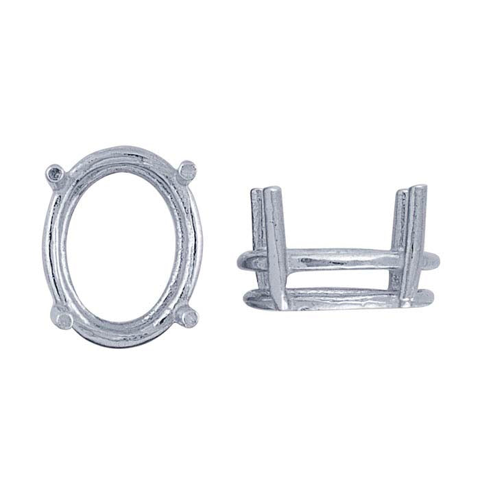 Oval Basket 4-Prong Setting