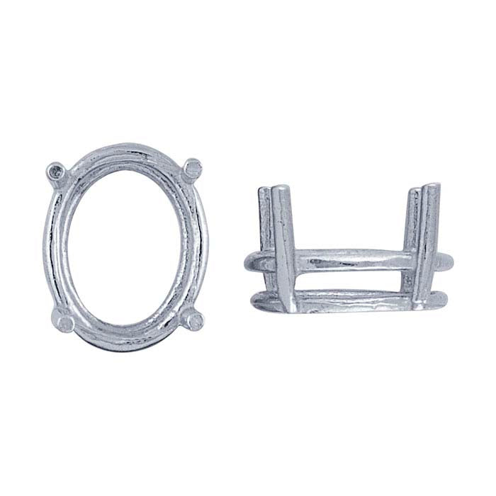Oval Basket 4-Prong Setting