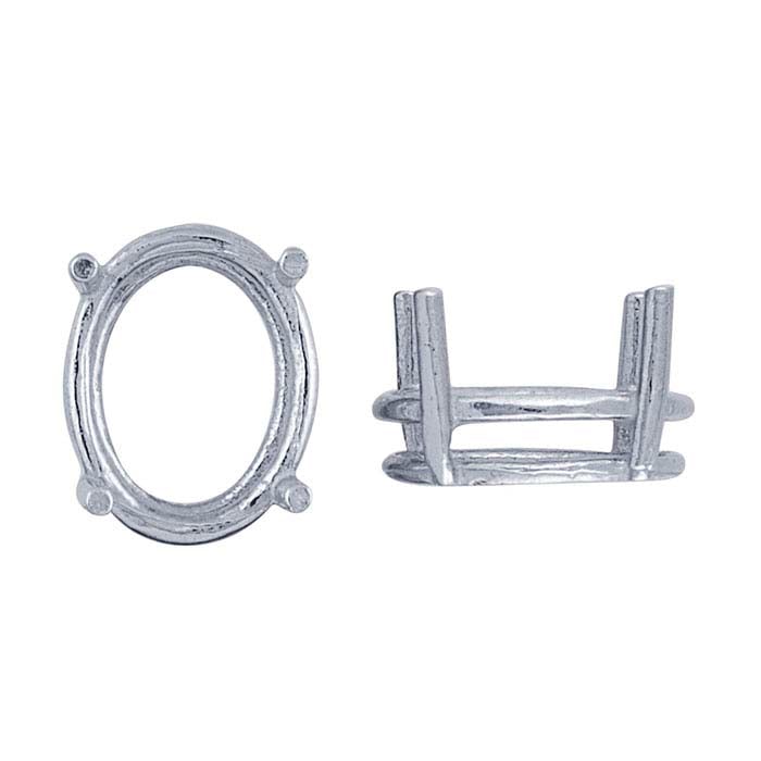 Oval Basket 4-Prong Setting