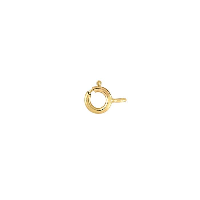 Gold Spring Ring Clasp
