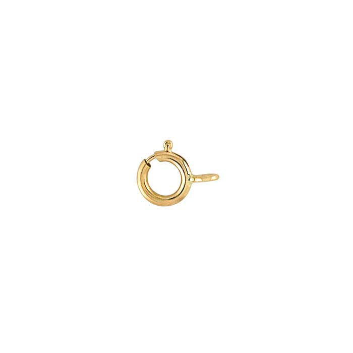 Gold Spring Ring Clasp