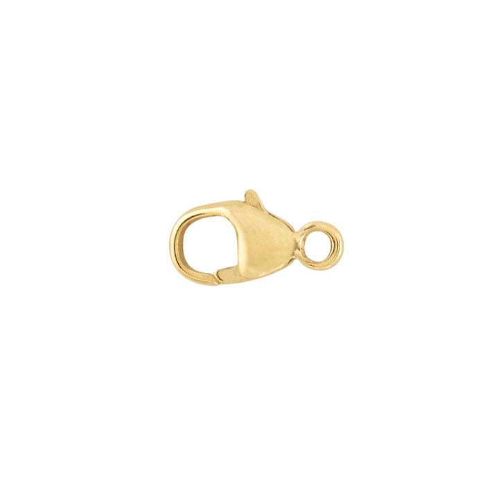 Teardrop Lobster Clasp with Closed Ring