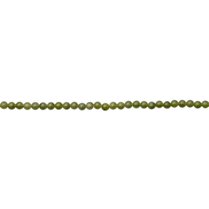 Filo di Perline Rotonde in Giada da 4mm