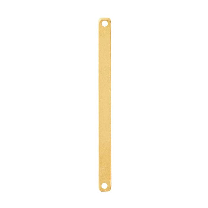 14/20 Guldpläterad Flat Rundad Rektangulär Länkkomponent, 0,81 mm
