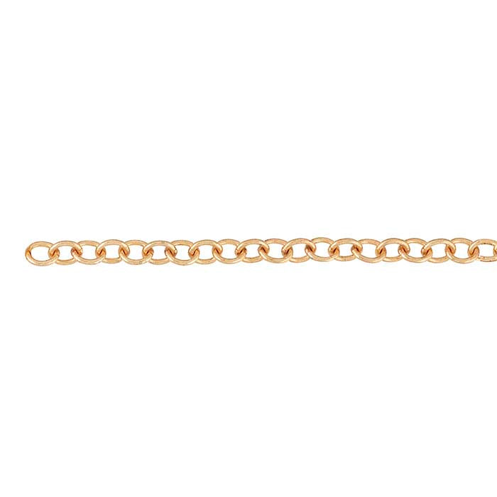 Bronze Oval Cable Chain, 6.1 m. Spool
