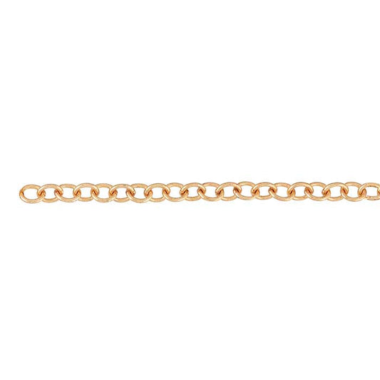 Bronze Oval Cable Chain, 6.1 m. Spool