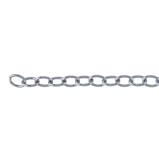 Rostfritt stål 4,2 mm kabelkedja, 6,1 m spole