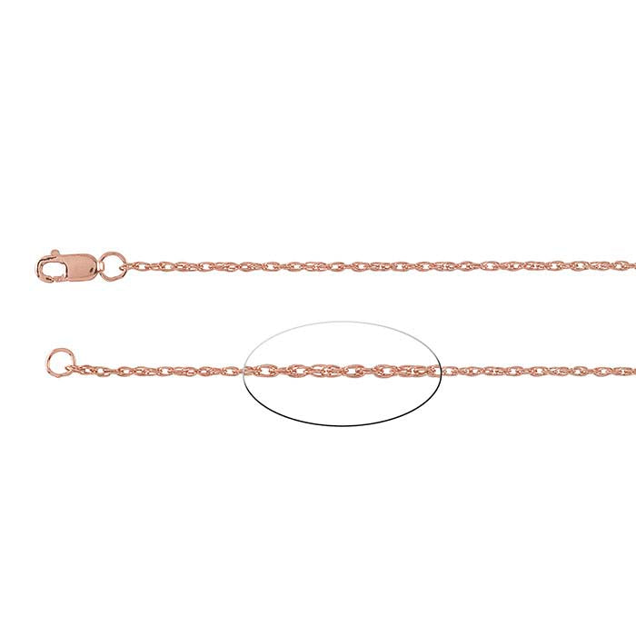 14/20 Rose Gold-Filled Double Rope Chain