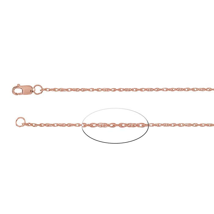 14/20 Rose Gold-Filled Double Rope Chain