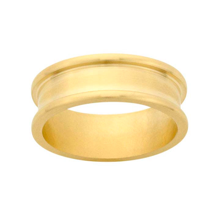 Nordt 14K Yellow Gold 4mm Channel Ring