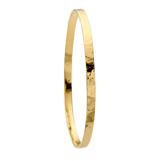 12/20 Gelbgold gefüllter gehämmerter Armreif