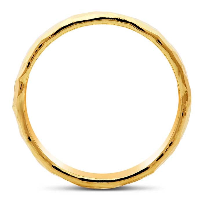 12/20 Yellow Gold-Filled Hammered Band