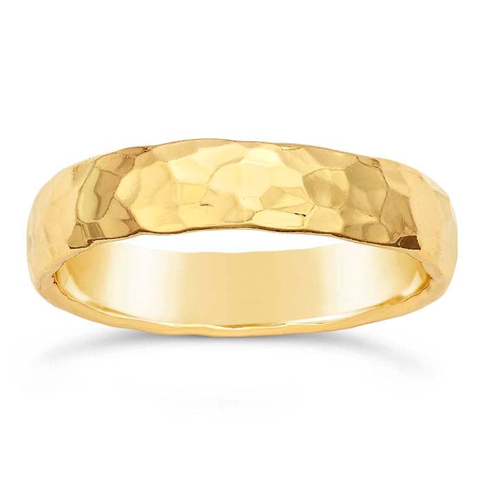 12/20 Yellow Gold-Filled Hammered Band