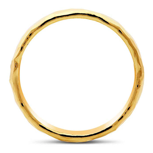 12/20 Yellow Gold-Filled Hammered Band