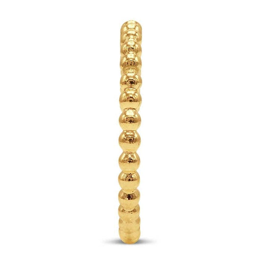 Anello a sfere in oro giallo riempito 12/20