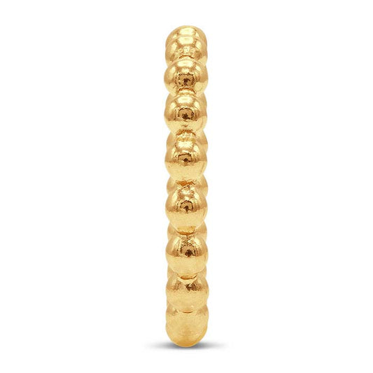 Anello a sfere in oro giallo riempito 12/20