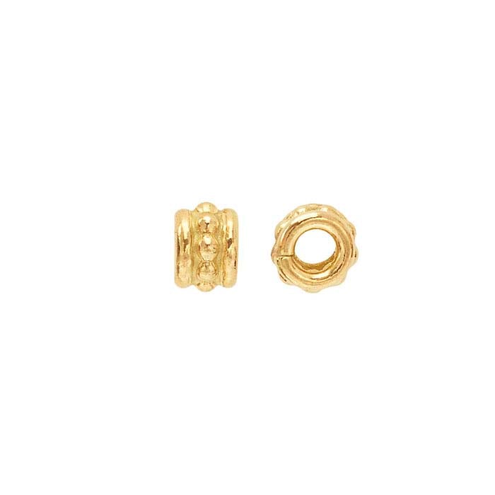 12/20 Gult Guld-Fyllt 5,5 x 3,9 mm Pärla