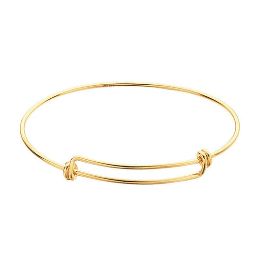 14/20 Yellow Gold-Filled Expandable Bangle Bracelet
