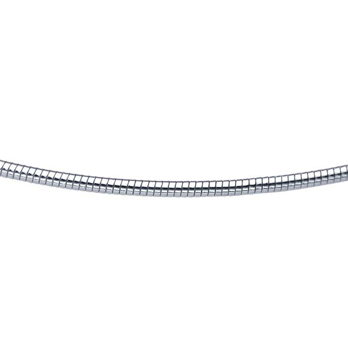 Stainless Steel Round Omega Neck Chain