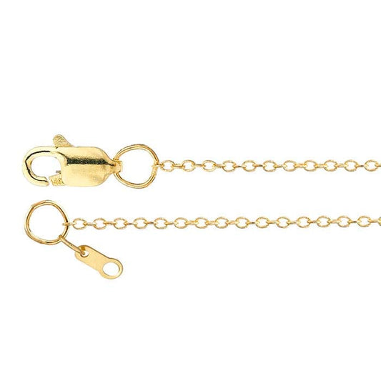 14K Yellow Gold Oval Cable Chain