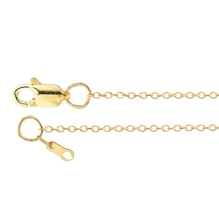 14K Yellow Gold Oval Cable Chain